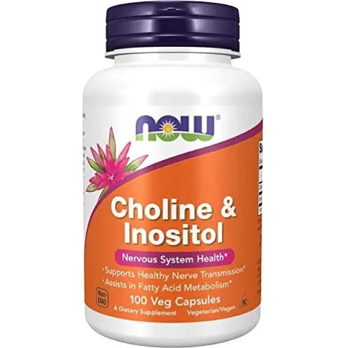 NOW CHOLINE & INOSITOL, 100 VEG CAPSULES