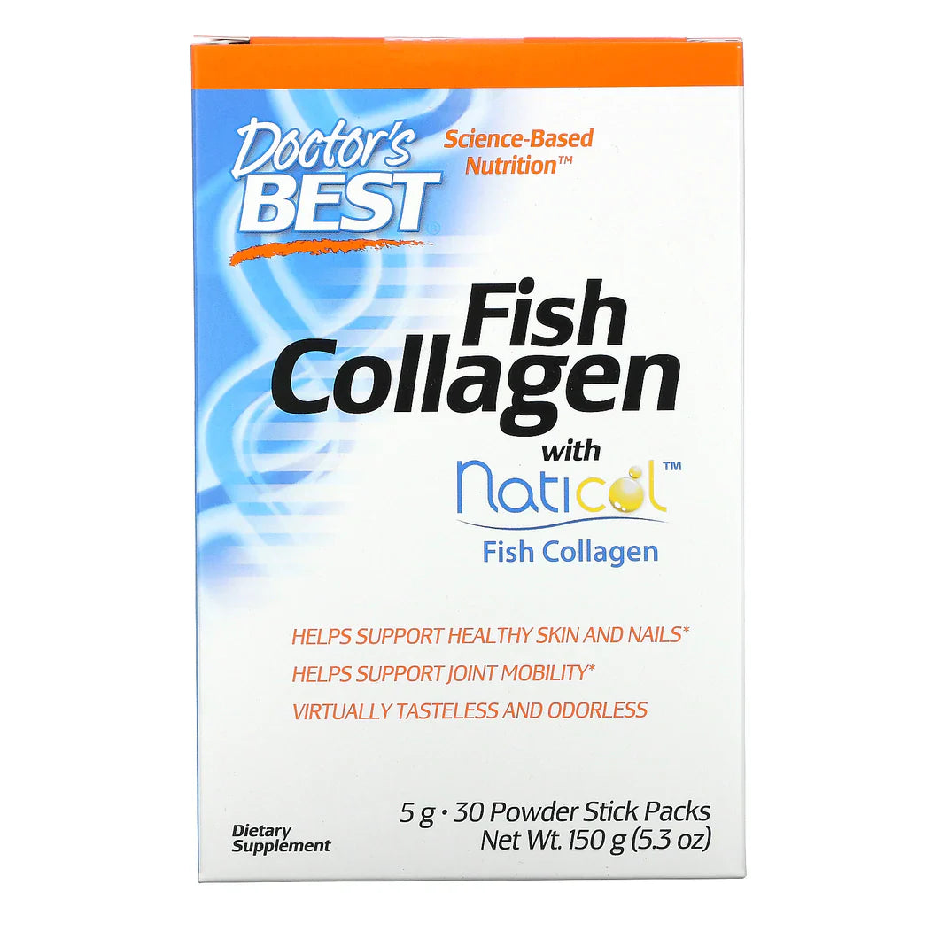Pre-Order | Arrives in 5–10 Days – DOCTOR’S BEST FISH COLLAGEN WITH NATICOL FISH COLLAGEN