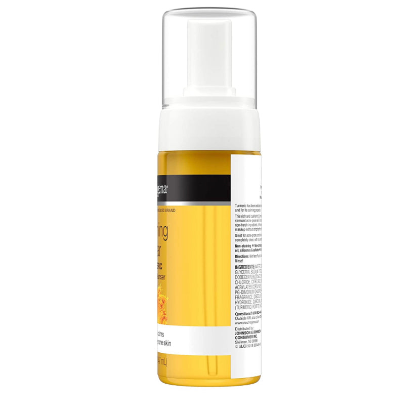 NEUTROGENA SOOTHING CLEAR TURMERIC MOUSSE CLEANSER