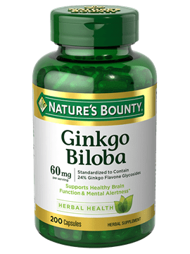 NATURE’S BOUNTY GINKGO BILOBA 60MG