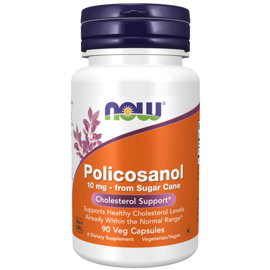 NOW POLICOSANOL, 10MG, 90 VEG CAPSULES