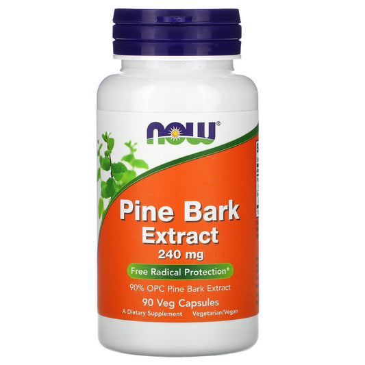 NOW PINE BARK EXTRACT 240MG, 90 CAPSULES