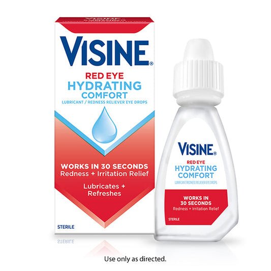 VISINE RED EYE HYDRATING COMFORT EYE DROPS