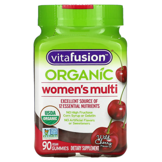 VITAFUSION ORGANIC WOMEN’S MULTI, 90 GUMMIES