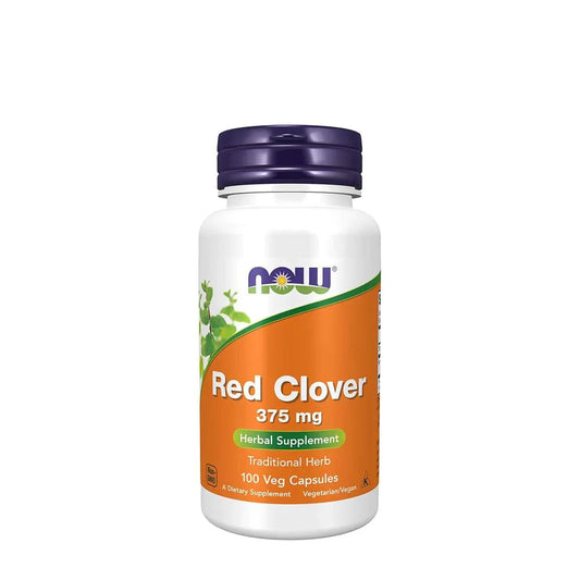 NOW RED CLOVER 375MG, 100 VEG CAPSULES