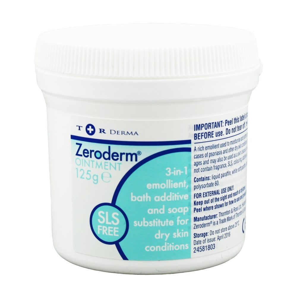 Zeroderma Skin Zeroderm Ointment – Soothing 3-in-1 Moisturiser for Dry Skin – Caplet